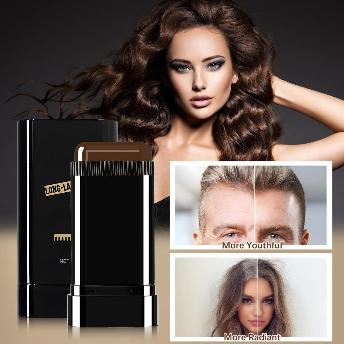 Water & Sweat Proof – Imported Instant Hair Comb Dye