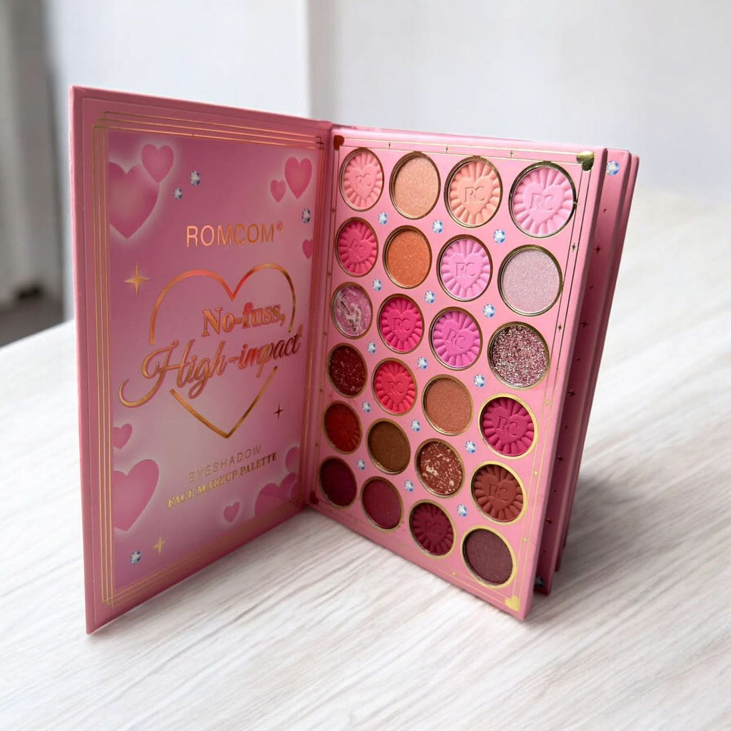 RomCom Dazzle Glow – All-in-One Makeup Book Palette