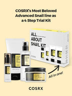 Cosrx - Snail mucin skincare kit Pakistan | 4-step Korean skincare set
